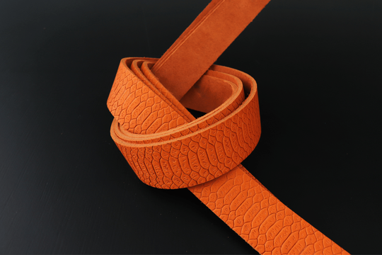 Ременная заготовка Рыжая + Плита Королевская Кобра