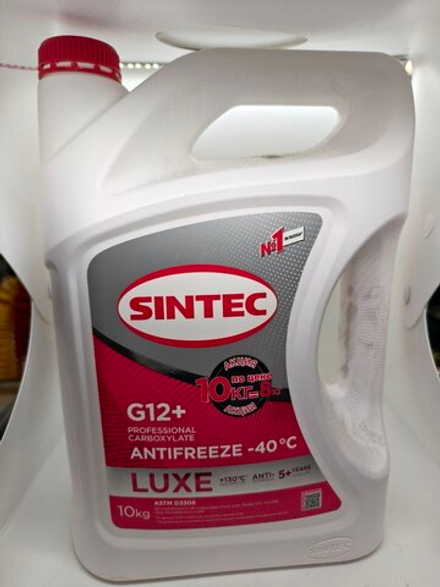 SINTEC Антифриз LUX красный G-12 10 кг