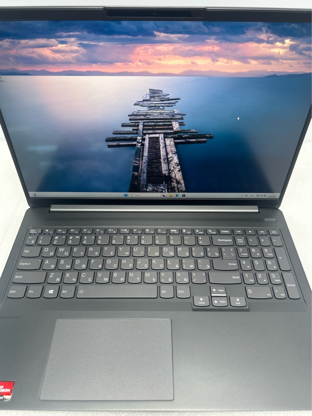 Ноутбук Lenovo ideapad 5 Pro-16ACH6 (82L5002CRK) 16"/AMD Ryzen 7 5800H/RAM 16 GB/SSD 1024 GB/AMD Radeon Graphics/2560x1600/IPS 120Hz/DOS/Подсветка кл-ры: LED/серый. Состояние: B1