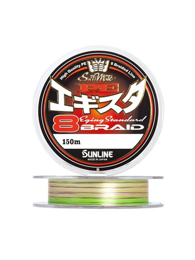 Плетеный шнур для рыбалки SUNLINE SM PE EGI STA 4 150 HG #0.4/6LB