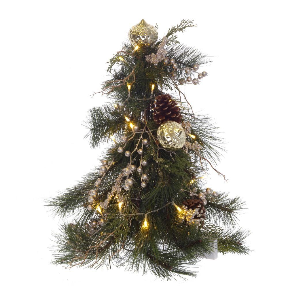 GAEM Изделие декоративное "Елка" с подсветкой, L25 W25 H60 см, (3*АА н/п)