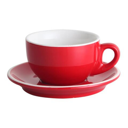 Чайная пара 280 мл красная d 10,3 см h6,3 см   (Бариста) P.L. Proff Cuisine [4]