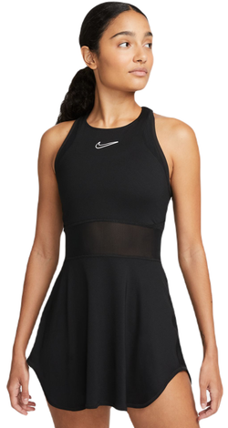 Теннисное платье Nike Court Dri-Fit Slam Tennis Dress - black/black