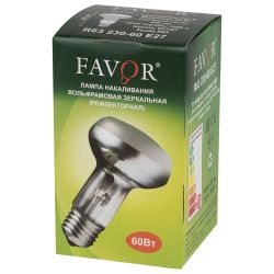 Лампочка Favor R63 60Вт E27 /Е27 230В рефлектор | Favor