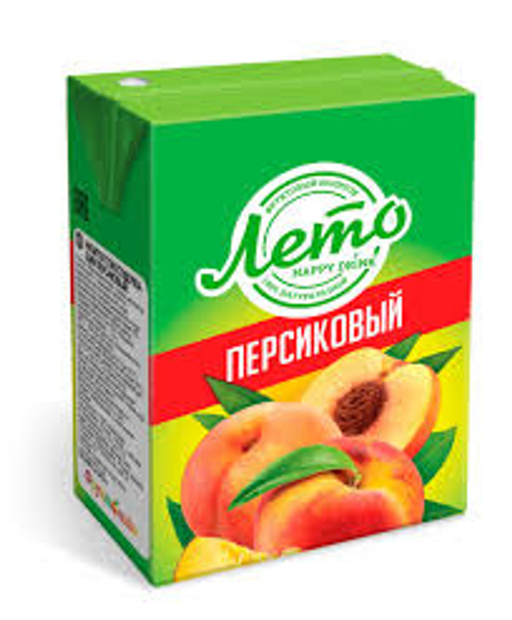 Лето Сок 0,2/27 ПЕРСИК