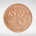 Canada, 1 Cent, 1973 – Elizabeth II (Second Portrait), VF