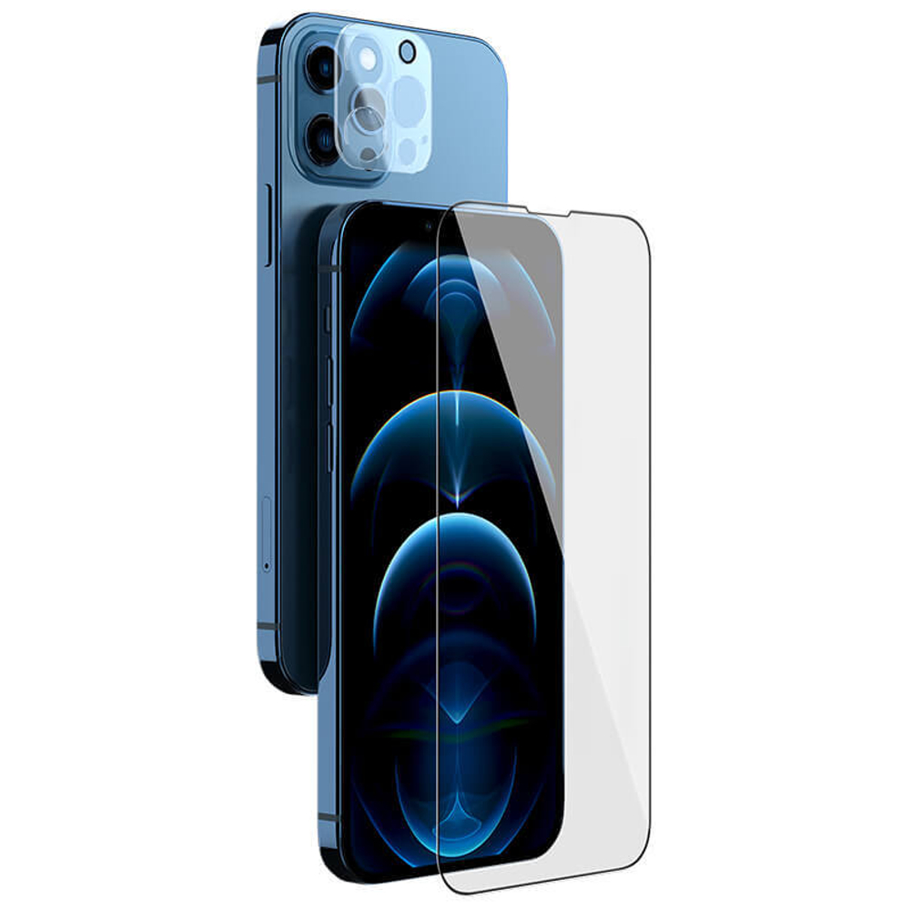 Защитное стекло на экран и основную камеру Nillkin Amazing 2-in-1 HD  для  iPhone 13 Pro
