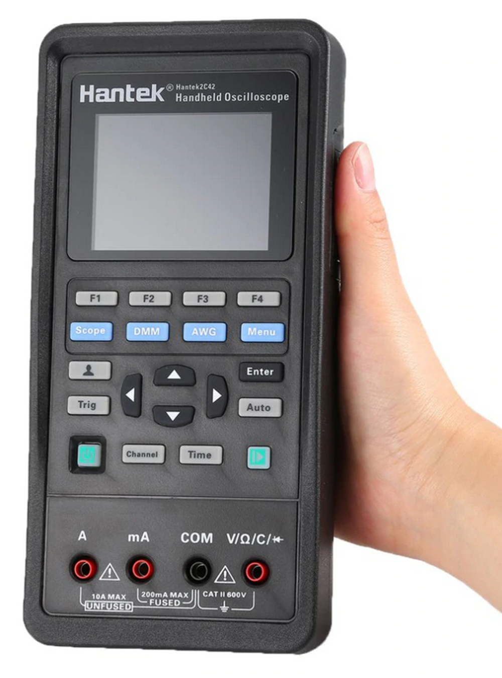 Осциллограф Hantek 70 МГц, 2 канала,портативный, цифровой мультиметр