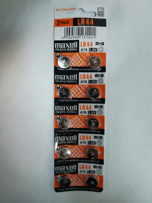 MAXELL LR44 блистер 10 шт
