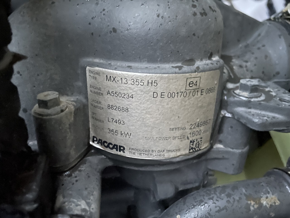 Двигатель MX13 480 л.с Euro 6 2023 года.