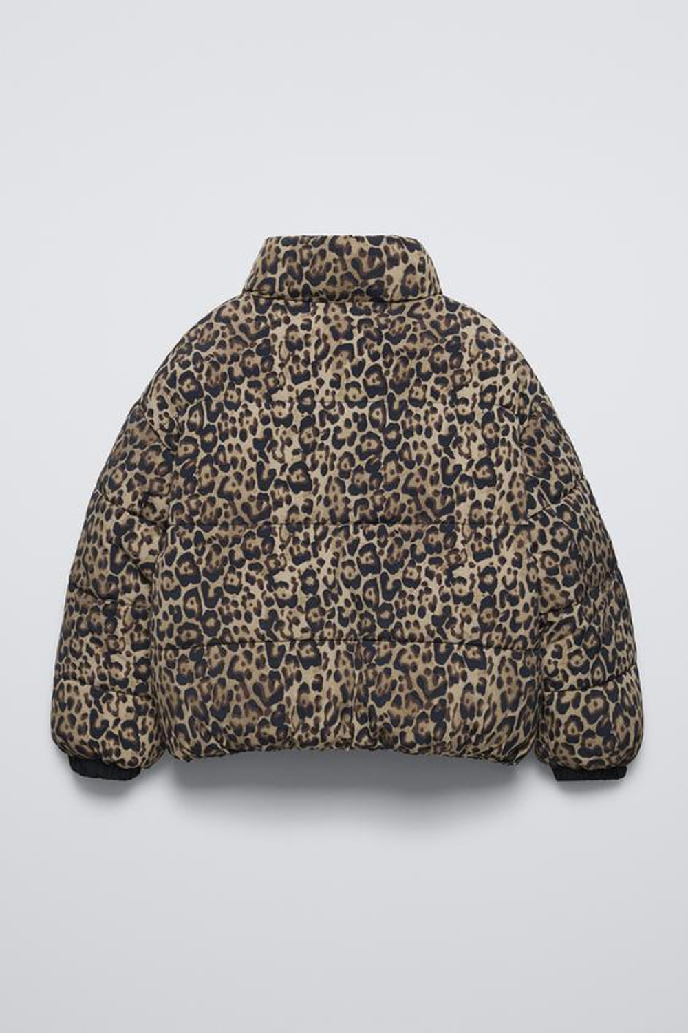 ZARA ДВУСТОРОННЯЯ КУРТКА С АНИМАЛИСТИЧЕСКИМ ПРИНТОМ, ЛЕОПАРДОВЫЙ