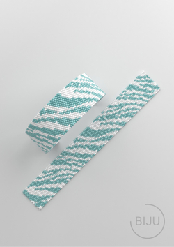 Схема PEYOTE, Схема браслета мозаичное плетение, узор из Miyuki Delica 11/0, файл PDF, №285