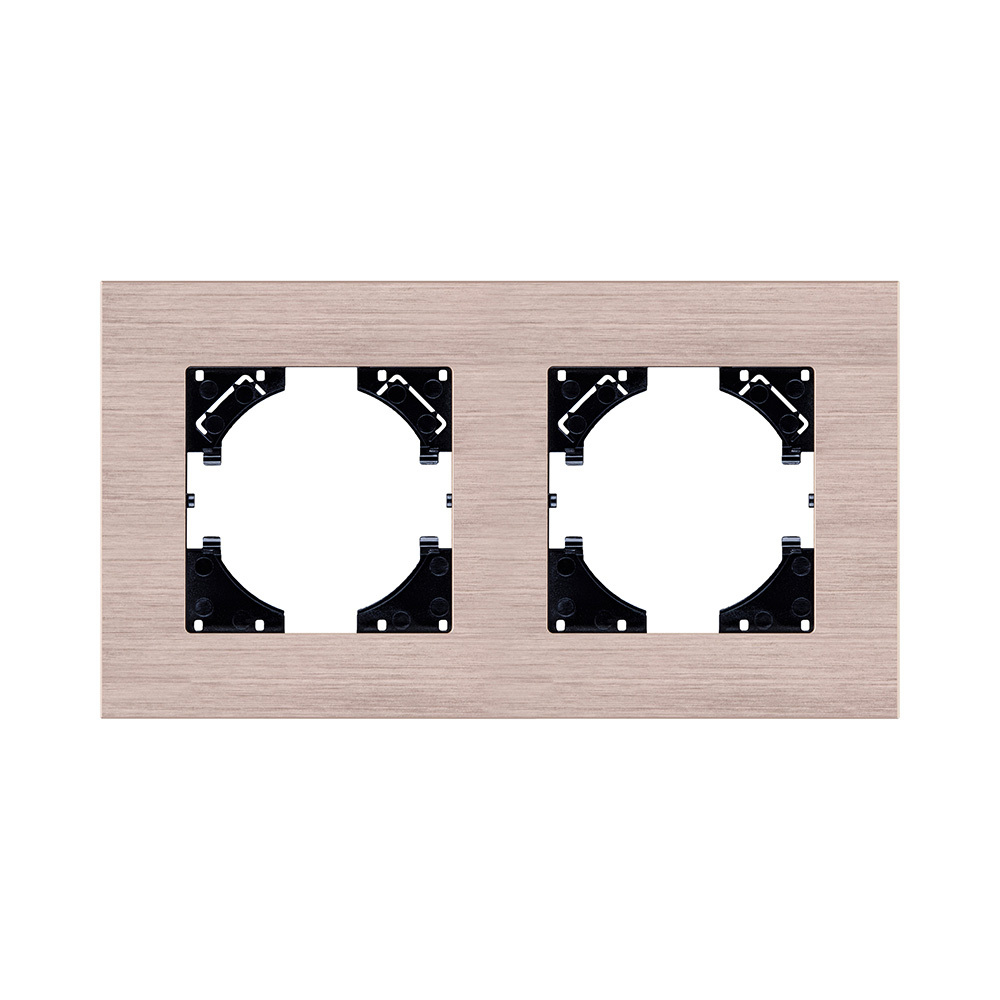 Рамка 2-постовая, золотой Kollinger Reflex AL RA2GD