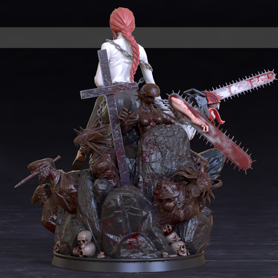 Makima and Denji - Chainsaw Man