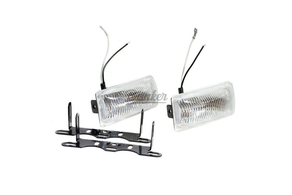 Фара противотуманная DLAA LA444 (белый 12V 55A H3) прямоугольный 130*50мм LA444