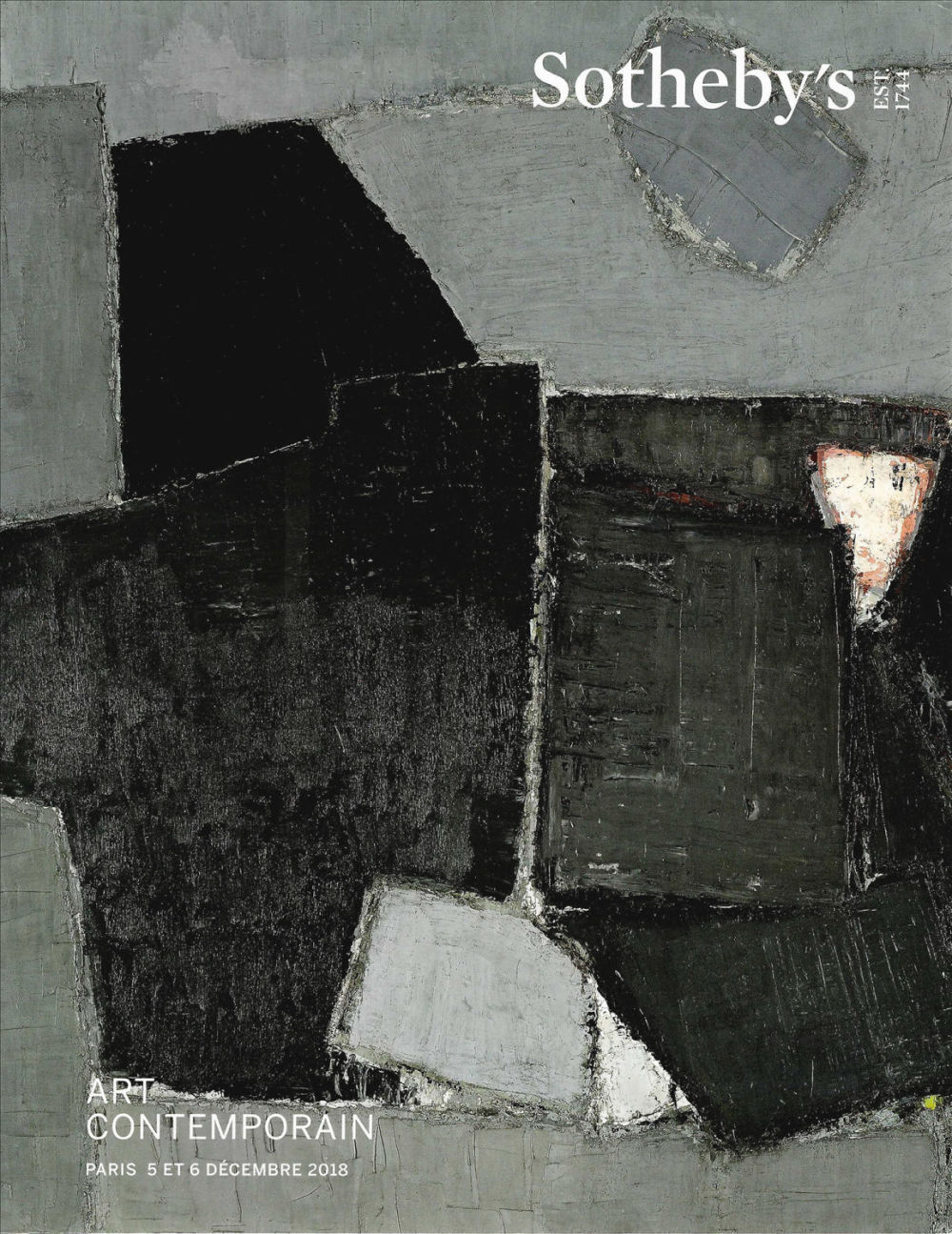 Каталог аукциона Sotheby's, Париж, Современное искусство: аукцион от 5-6 декабря 2018 года