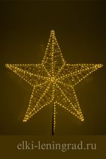 Световая макушка "Кремлевская" золотая (желтая)