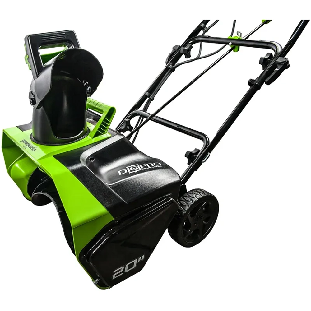 Greenworks GD40STK5 40В аккумуляторный снегоуборщик (1 x 5 Ач, ЗУ) ковш 51 см, выброс 6 м 2600007UG