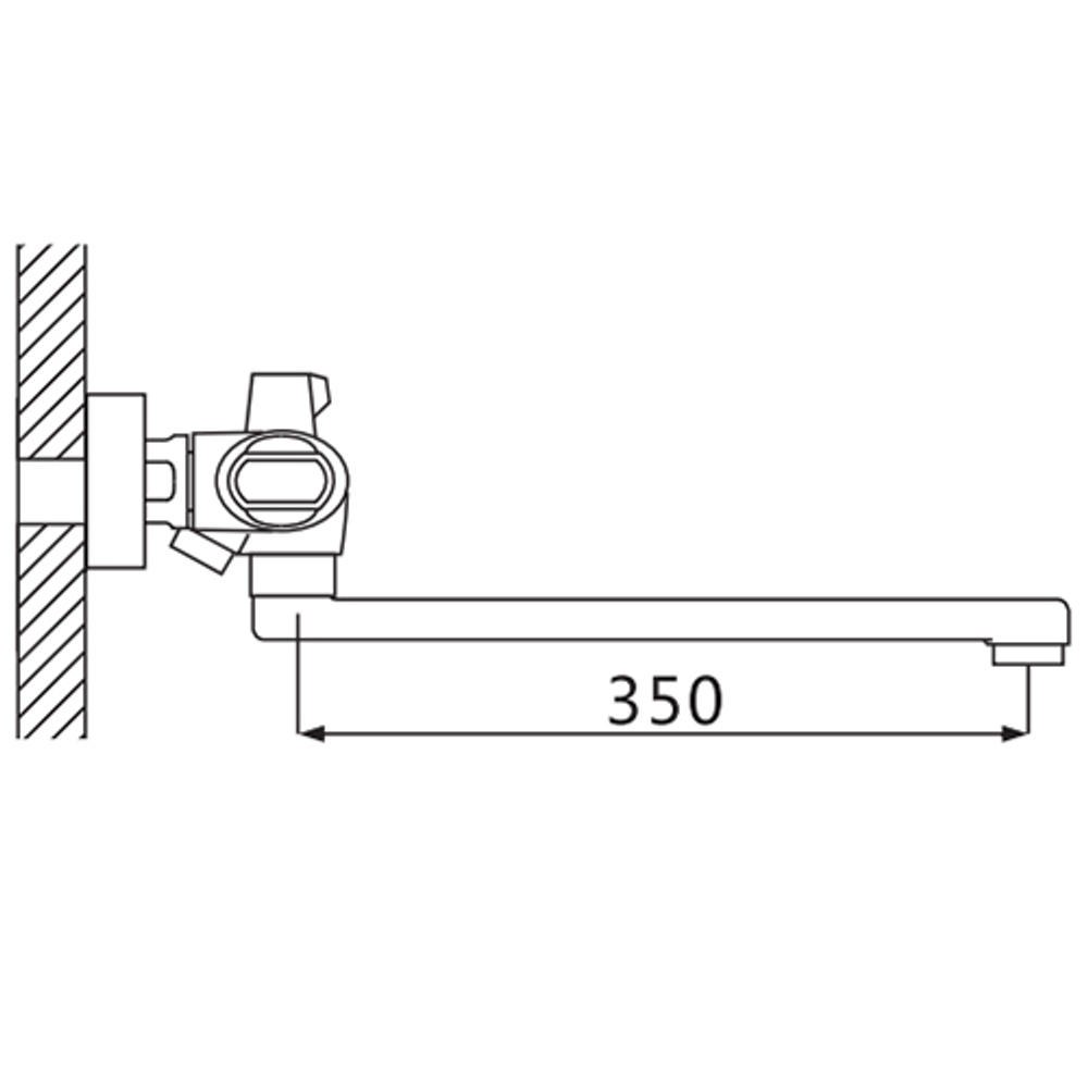 Смеситель для ванны Oute T73 T7323