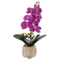 GAEM Цветочная композиция "Орхидея", L16,5 W14 H46,5 см