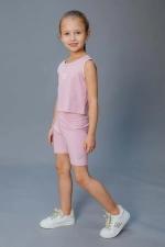 Комплект с бриджами розовый