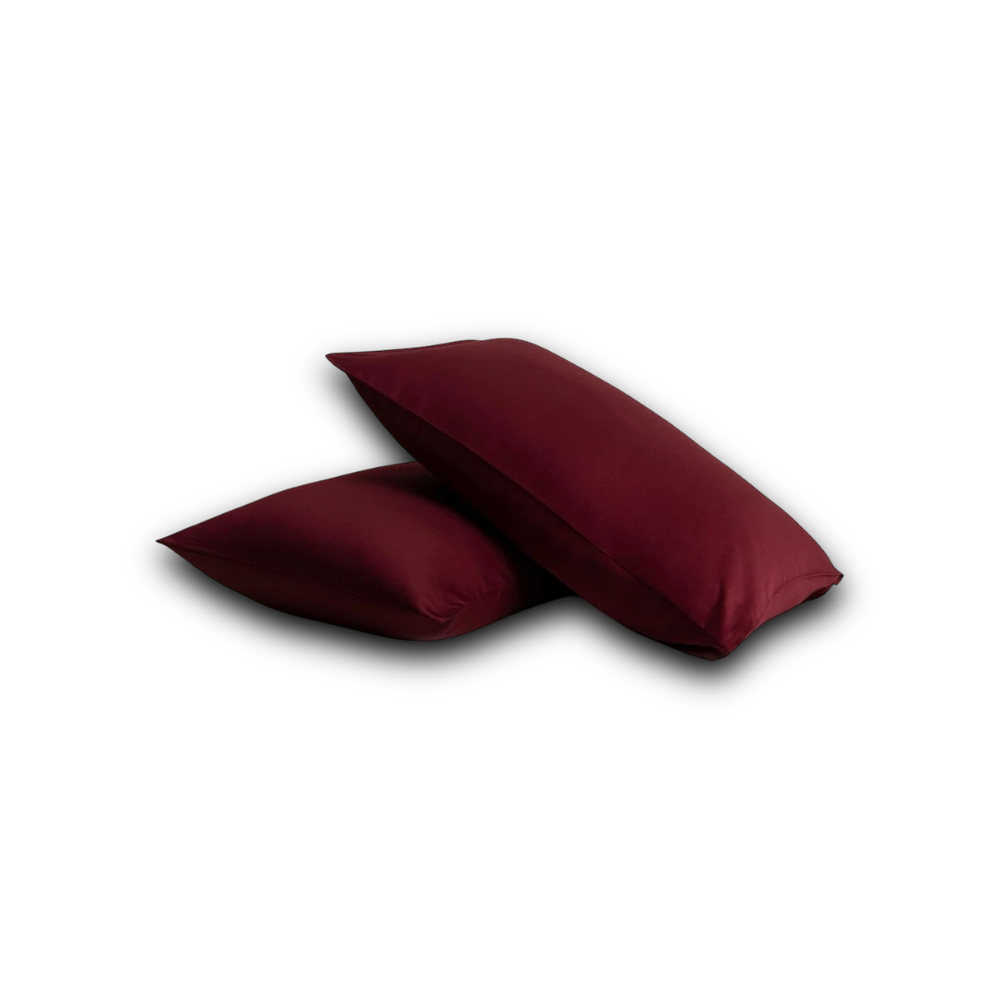 Комплект наволочек из сатина 50х70 Ecocotton Bordo