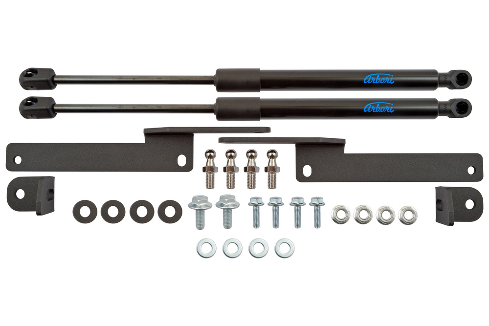 Упоры капота для HYUNDAI Solaris (DR), 2011-, 2014-2017, к-т 2 шт, ARBORI.HD.016106