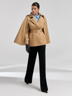 Брюки прямые из крепа