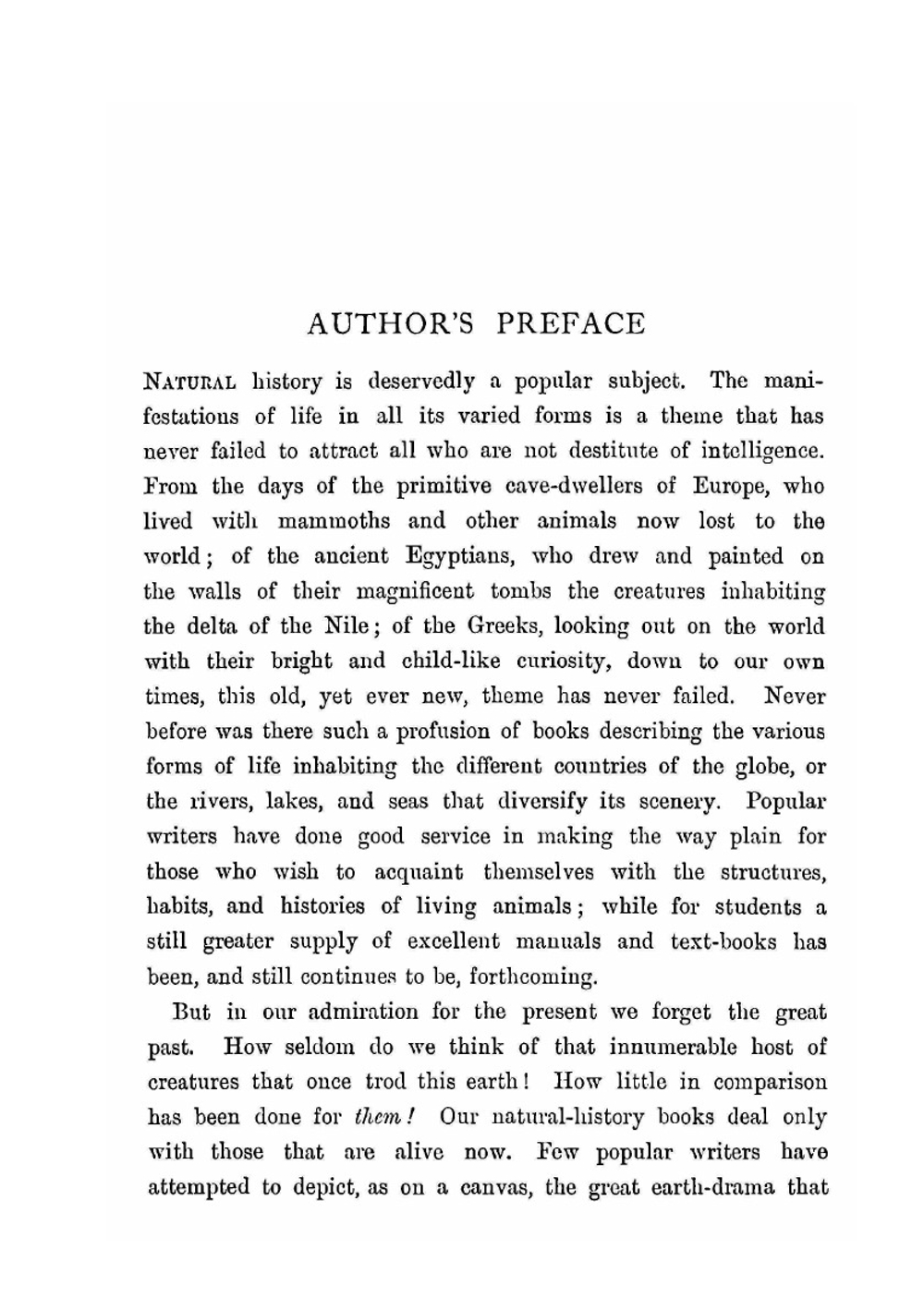 Extinct monsters and creatures of other days. A popular account of some of the larger forms of ancient animal life | H.N. Hutchinson