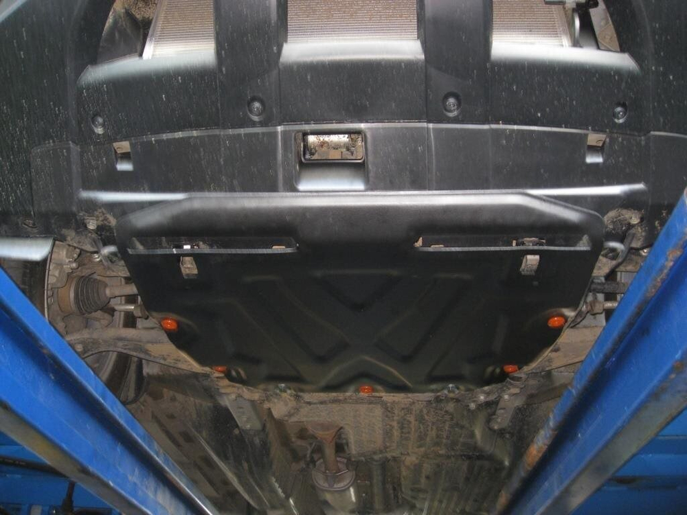 Защита картера и КПП (сталь 2 мм) для Honda CR-V IV 2012-2015 (V - 2.4) Alfeco.ALF0928st