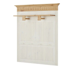 Вешалка настенная Хельсинки, большая, белый/антик