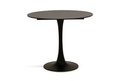 "Тюльпан" стол из HPL круглый Ø90см, цвет "серый гранит"