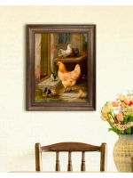 Картина интерьерная на холсте в раме 25*31 см