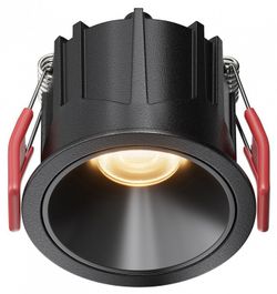 Встраиваемый светильник Maytoni Alfa LED DL043-01-10W2.7K-RD-B