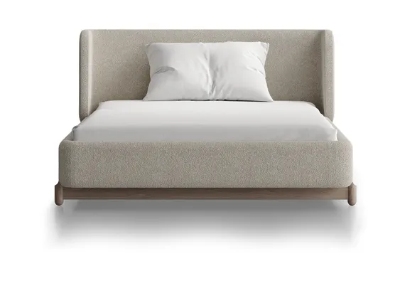 Кровать Basic спальное место 120*200 см (молочный, букле)