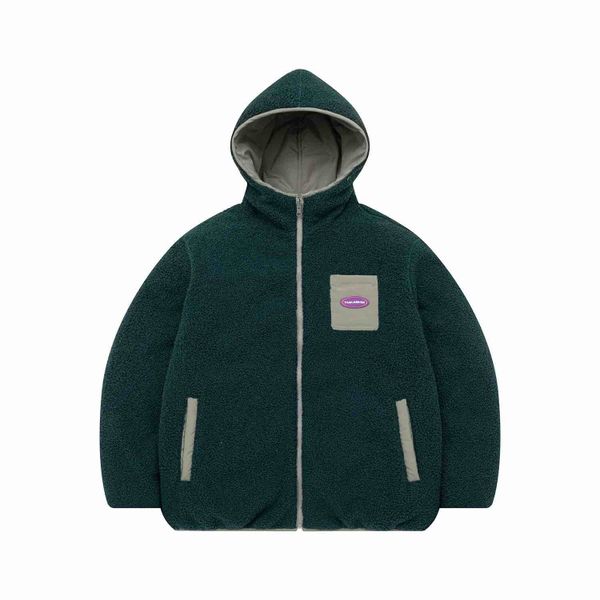 Куртка двухсторонняя зеленая - фото 2