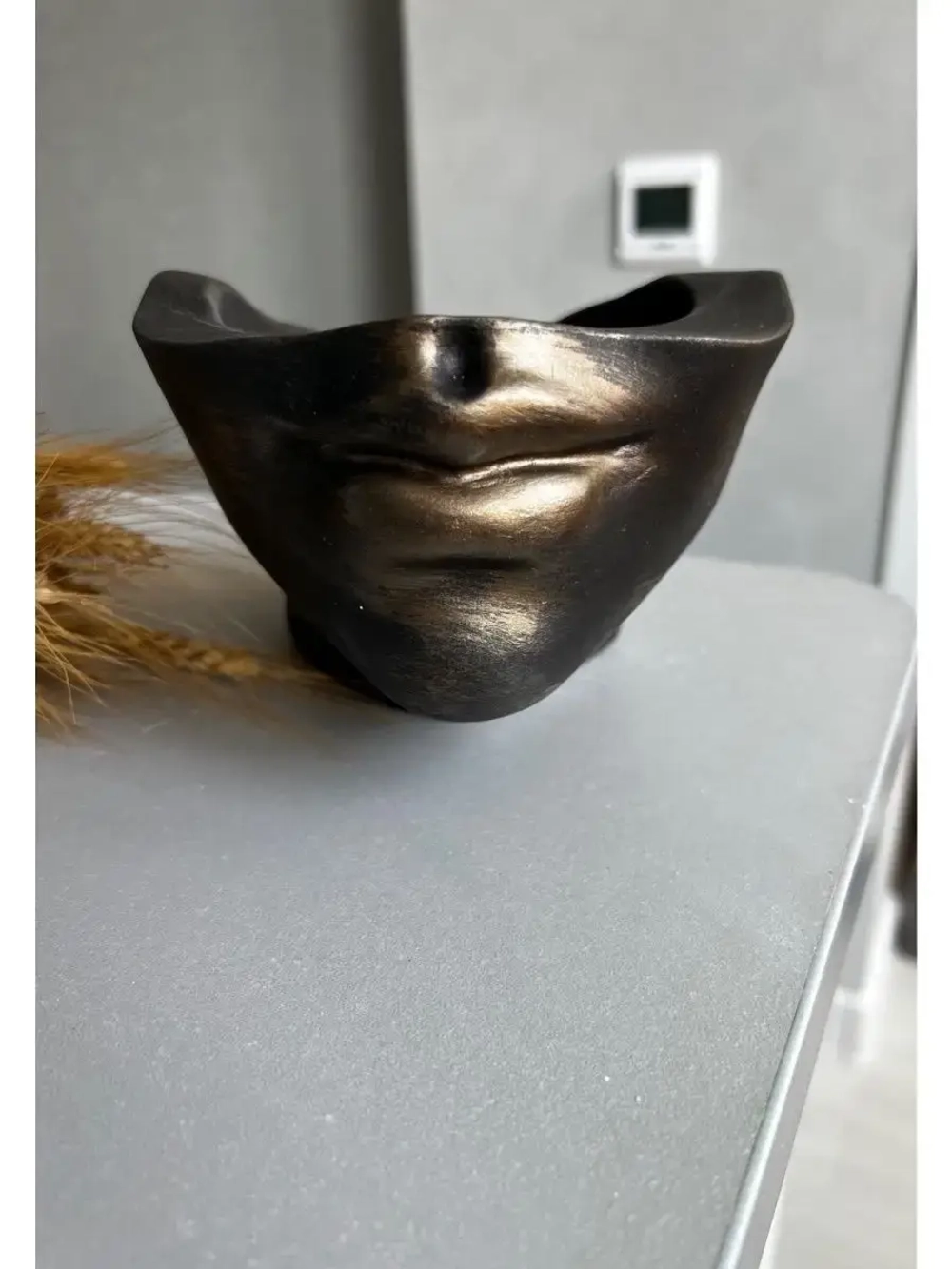 Кашпо Горшок Гипсовая голова Ваза Декор для дома