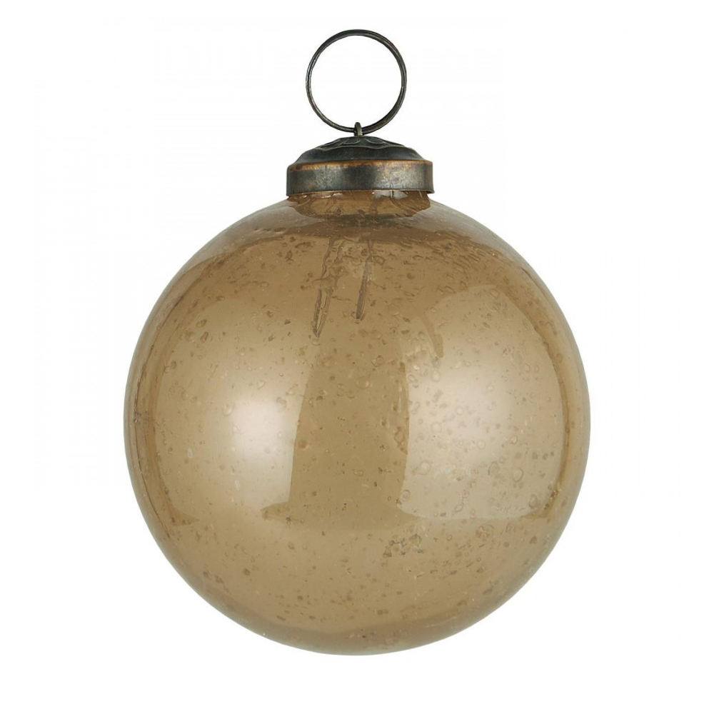 Ёлочный шар pebbled honey