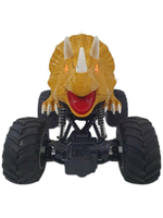 Машинка-динозавр на радиоуправлении с паром, USB зарядное устройство, световые и звуковые эффекты