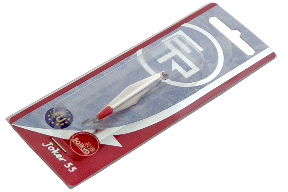 Блесна вертикальная ECOPRO Joker,  70мм, 11гр, никель/медь (S/C)