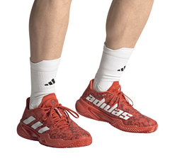 Мужские кроссовки теннисные Adidas Barricade M Clay - preloved red/cloud white/preloved red