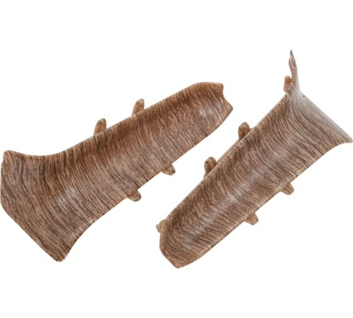 Угол внутр для плинтуса Деконика 70мм 205 Дуб капучино