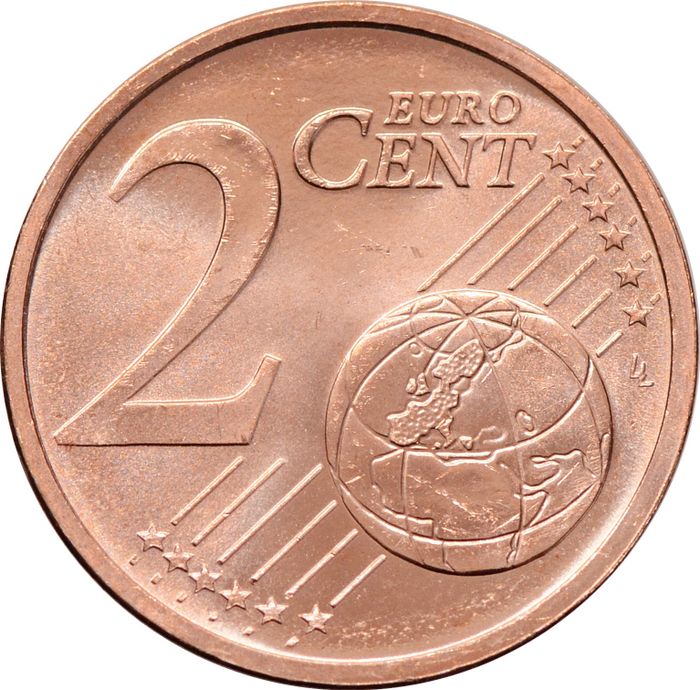 2 евроцента 2015 Литва (2 euro cent)