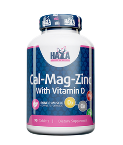 HaYa Labs Кальций, Магний и Цинк с Витамином Д (Calcium Magnesium & Zinc with Vitamin D) 90 tab