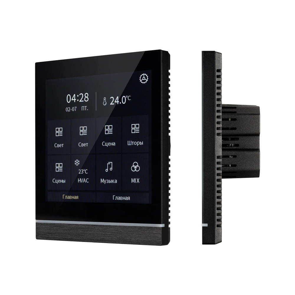 INTELLIGENT ARLIGHT Панель сенсорная KNX-113-40-MULTI-V4-IN (20-30V) (IARL, IP20 Пластик, 2 года) 032386