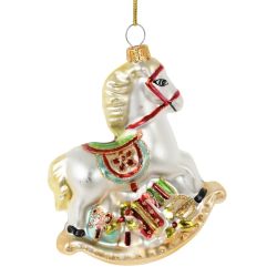 GAEM Украшение новогоднее "Лошадка-качалка", L9 W3 H11 см