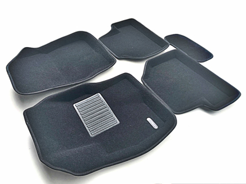 Коврики салона для FORD Focus 2 (2005-2011) Euromat 3D Business черные. Арт. EMC3D-002214
