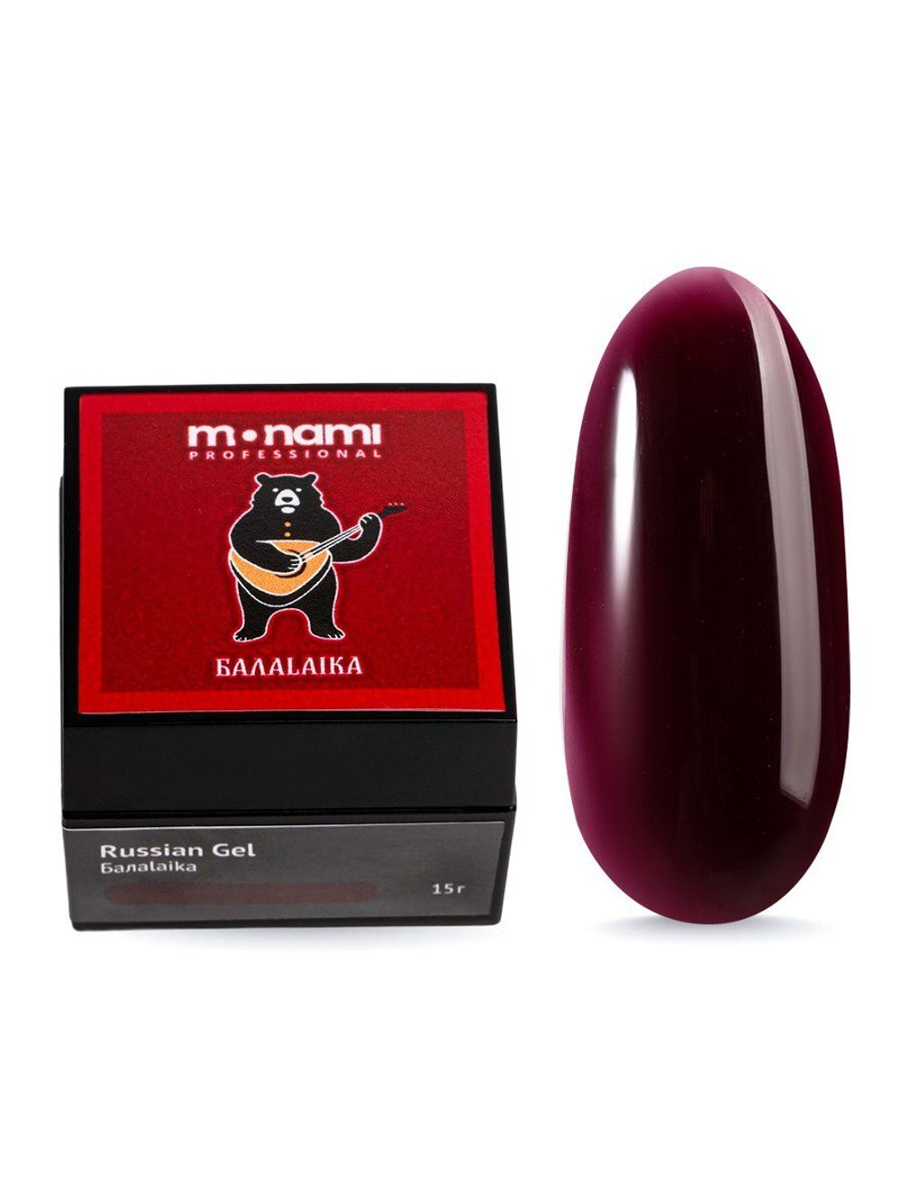 Monami Russian Gel - Гель жесткий моделирующий Балалайка, 15гр