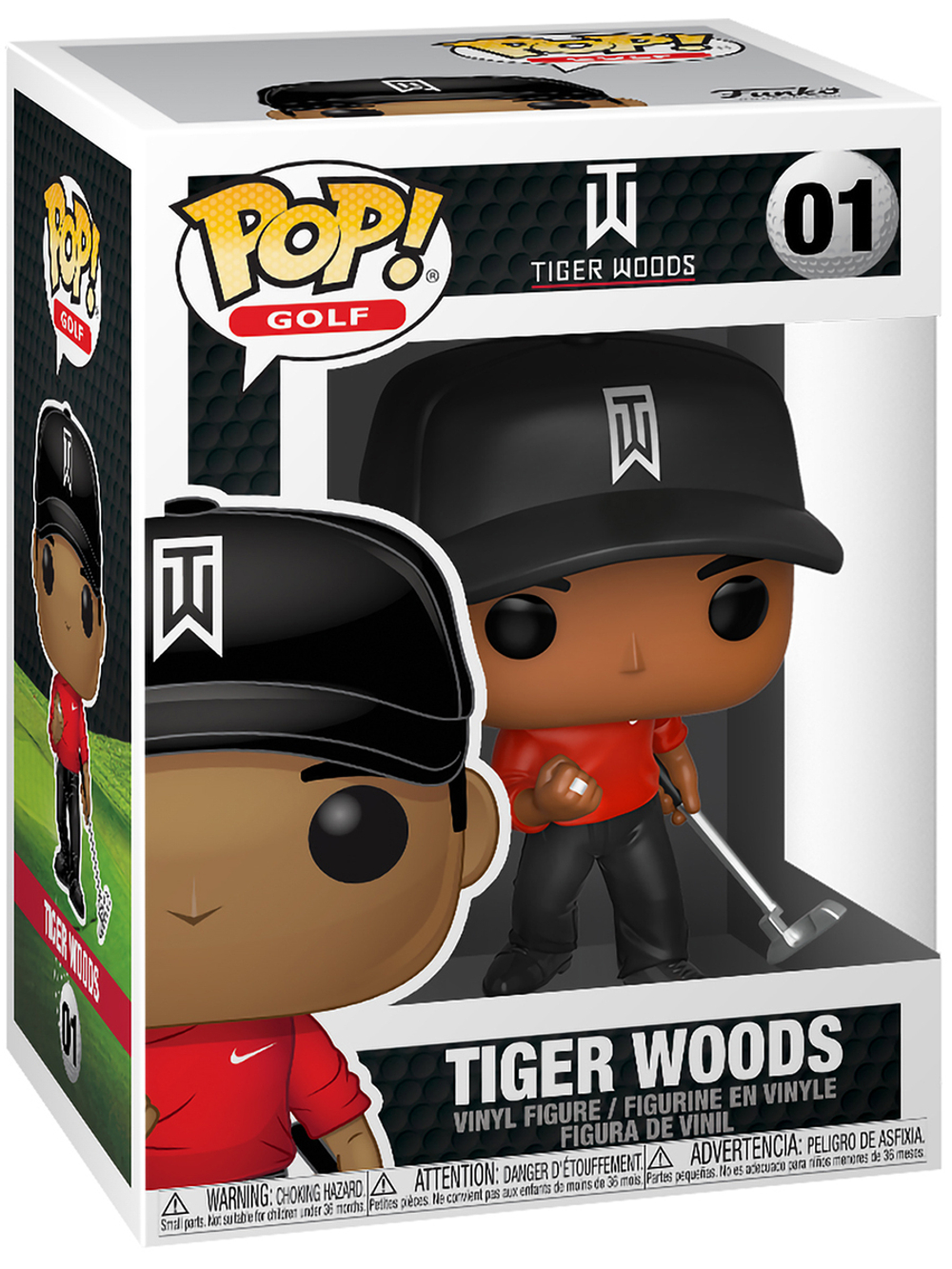 Фигурка Funko POP! Golf Tiger Woods (Red Shirt) (01) 44715
