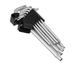 Набор ключей имбусовых Torx-Tempered, TT10-50, CrV, 9 шт., удлиненные Сибртех 123717